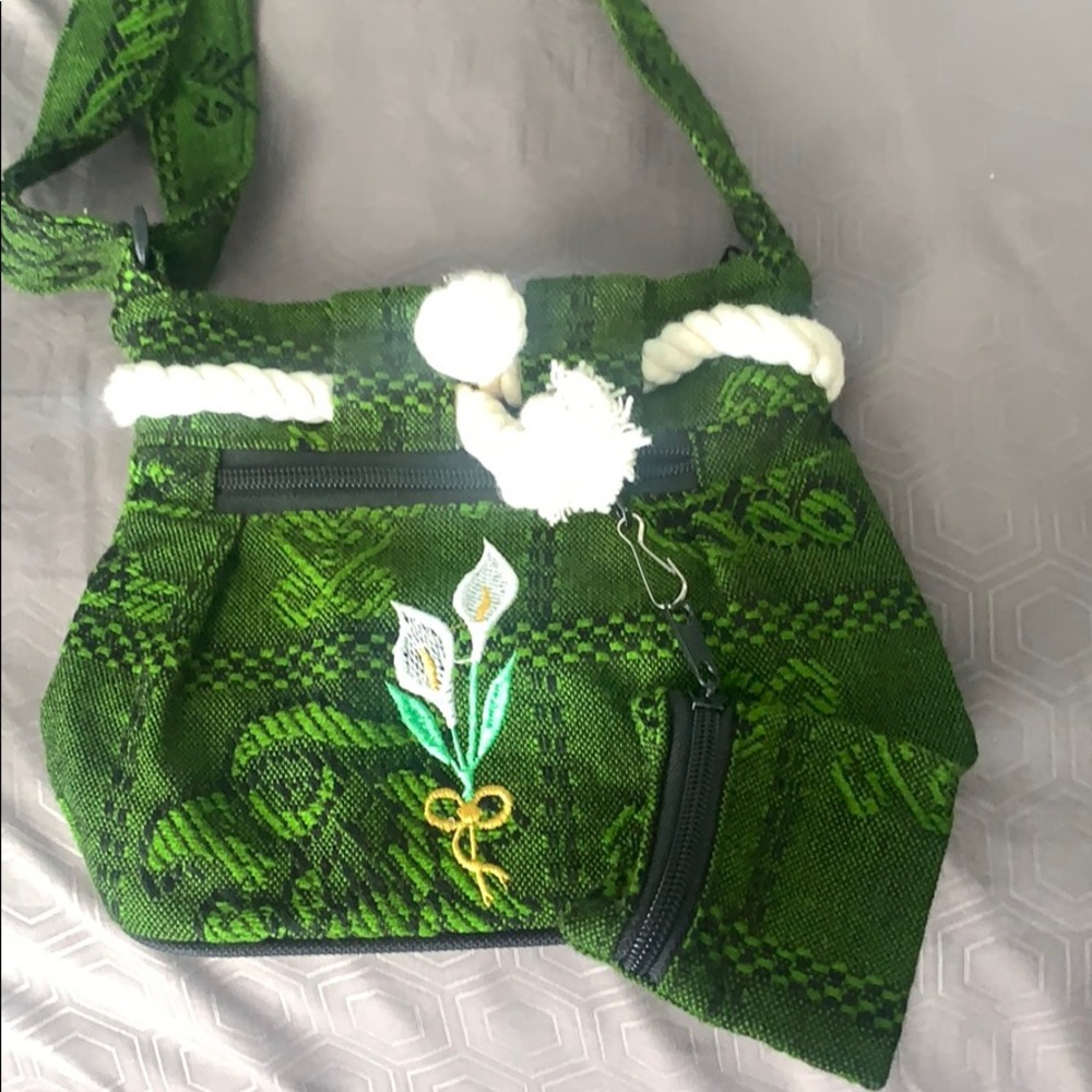 hand made purse with coin bag